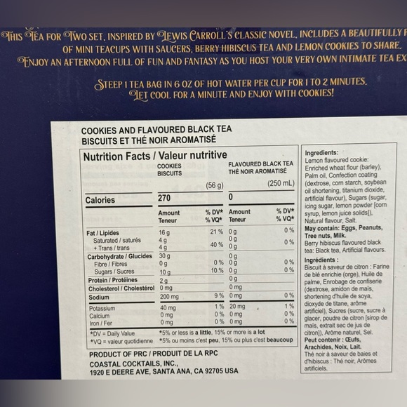 Alice’s Adventures in Wonderland Tea for Two - NEW - Picture 6 of 6